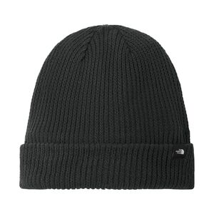 The North Face Men's Black Rib Knit Cuffed Beanie